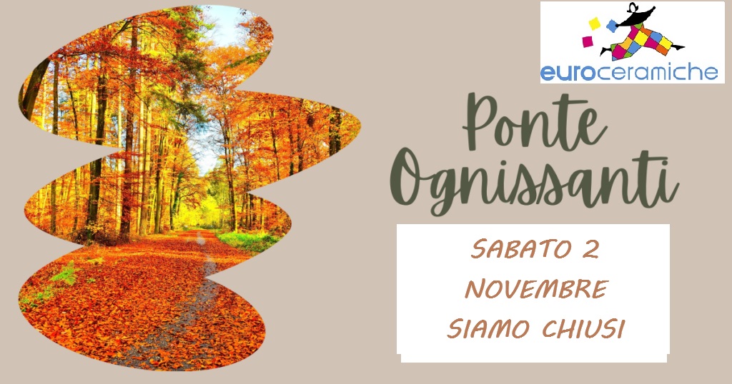 CHIUSURA PONTE OGNISSANTI 1-2 NOVEMBRE